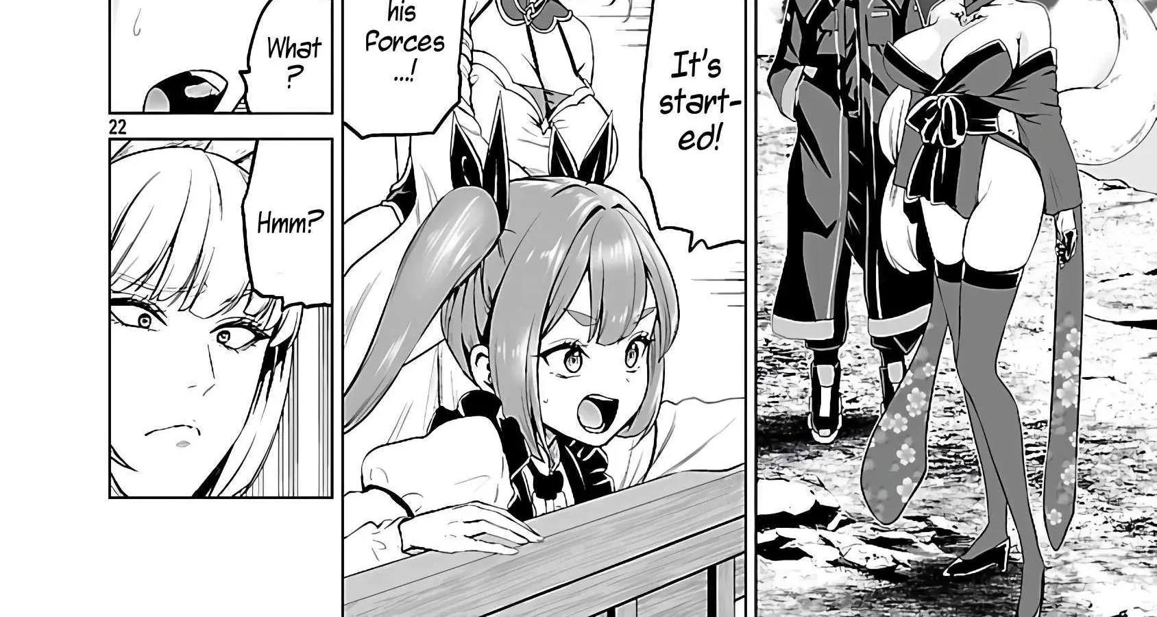 The Otherworldly Harem Hero Chronicles ~The Beautiful Warrior Girls Can't Refuse Their Reckless Master Strategist's Outrageous Requests~ — Chapter 5.1 — Page 44