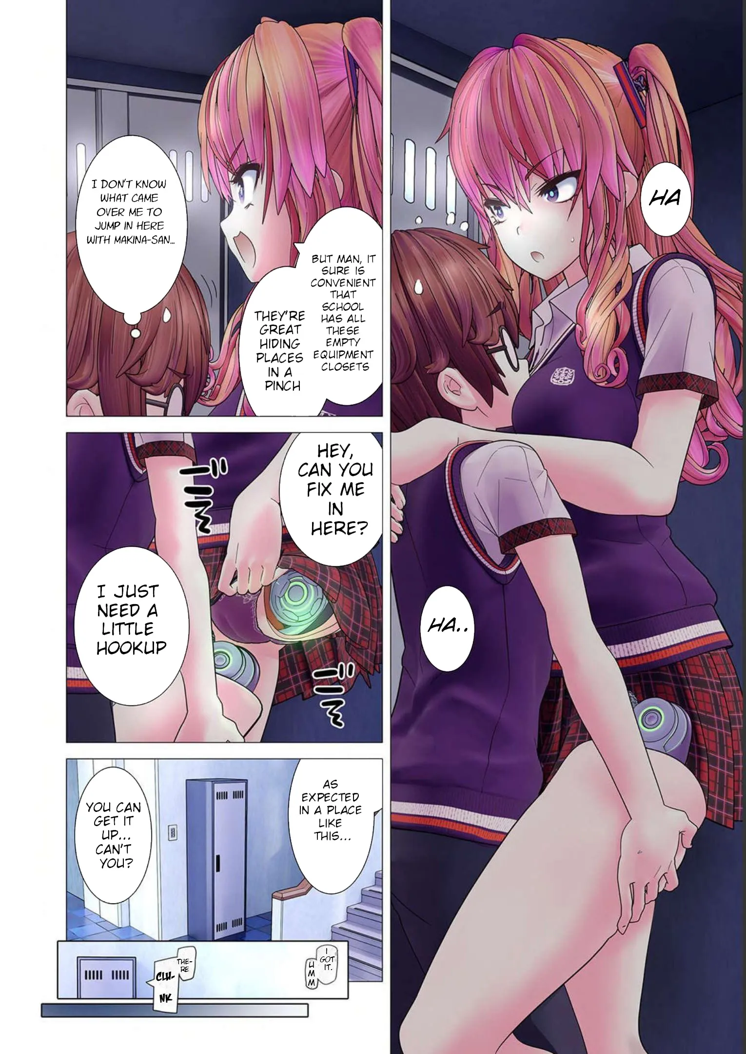 Hide it! Makina!!