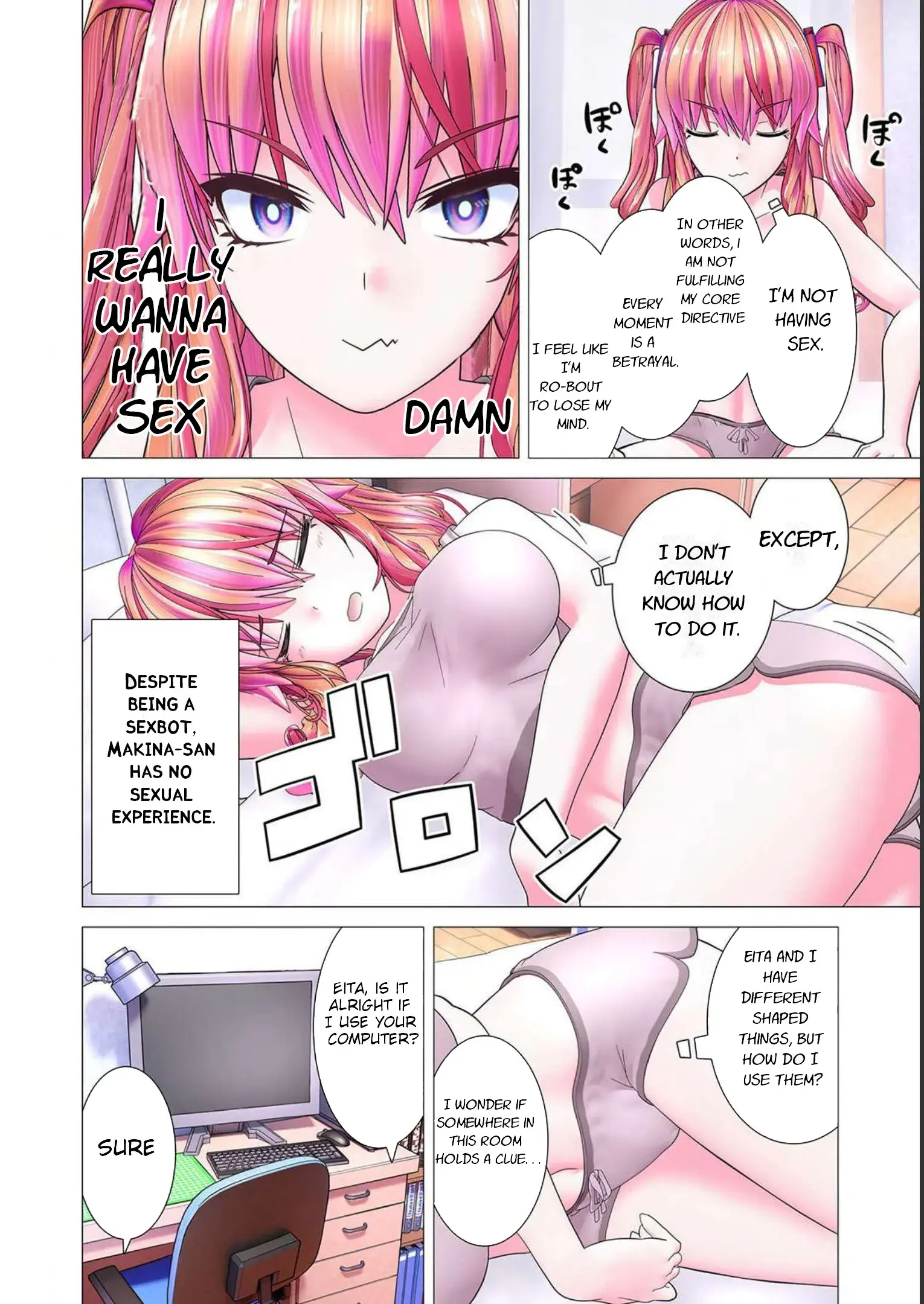 Makina-san's a Love Bot?! — Chapter 5.5 — Page 10