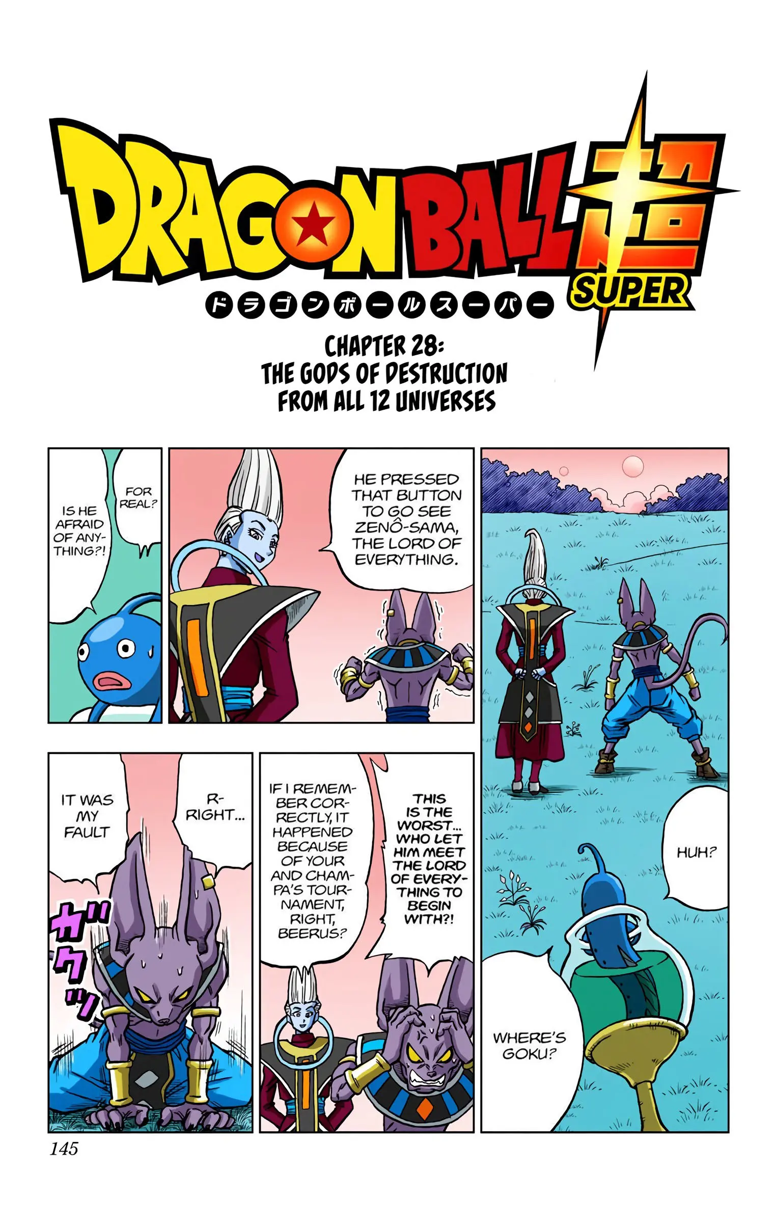 Dragon Ball Super Colored Manga — Chapter 28 — Page 1