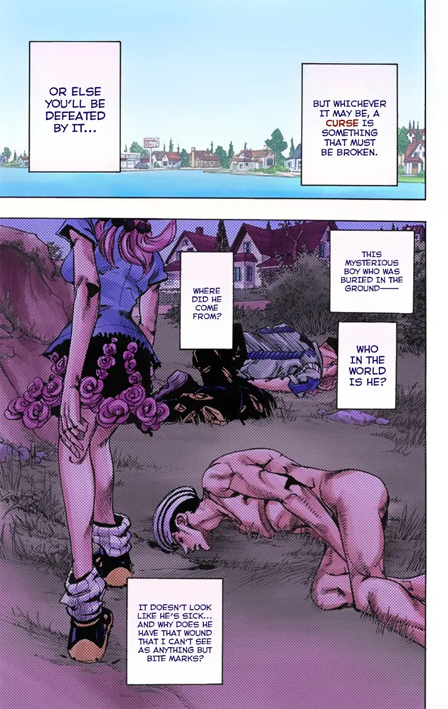 JoJo's Bizarre Adventure, Part 8: JoJolion Colored Manga — Chapter 1 — Page 42