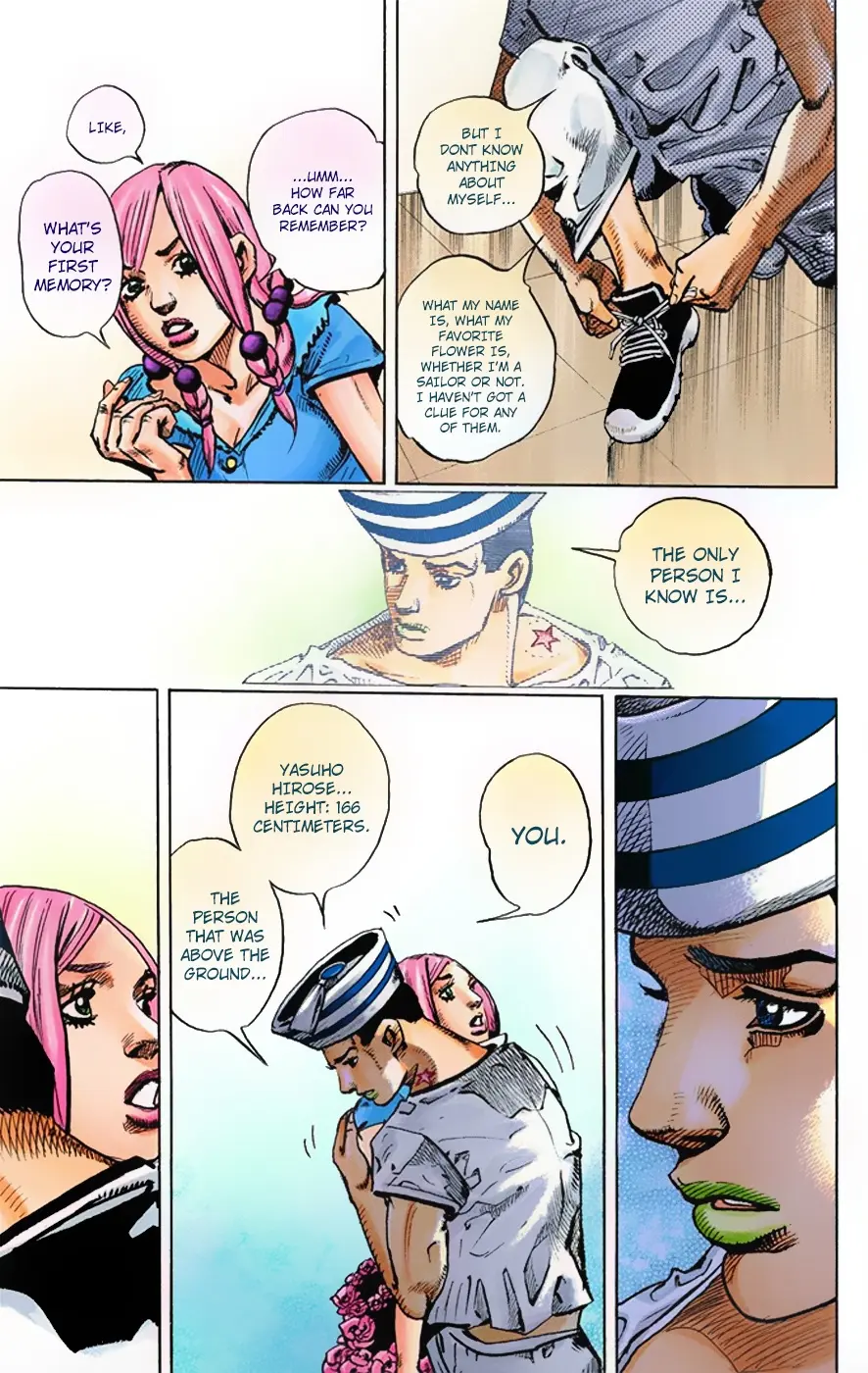JoJo's Bizarre Adventure, Part 8: JoJolion Colored Manga — Chapter 2 — Page 14