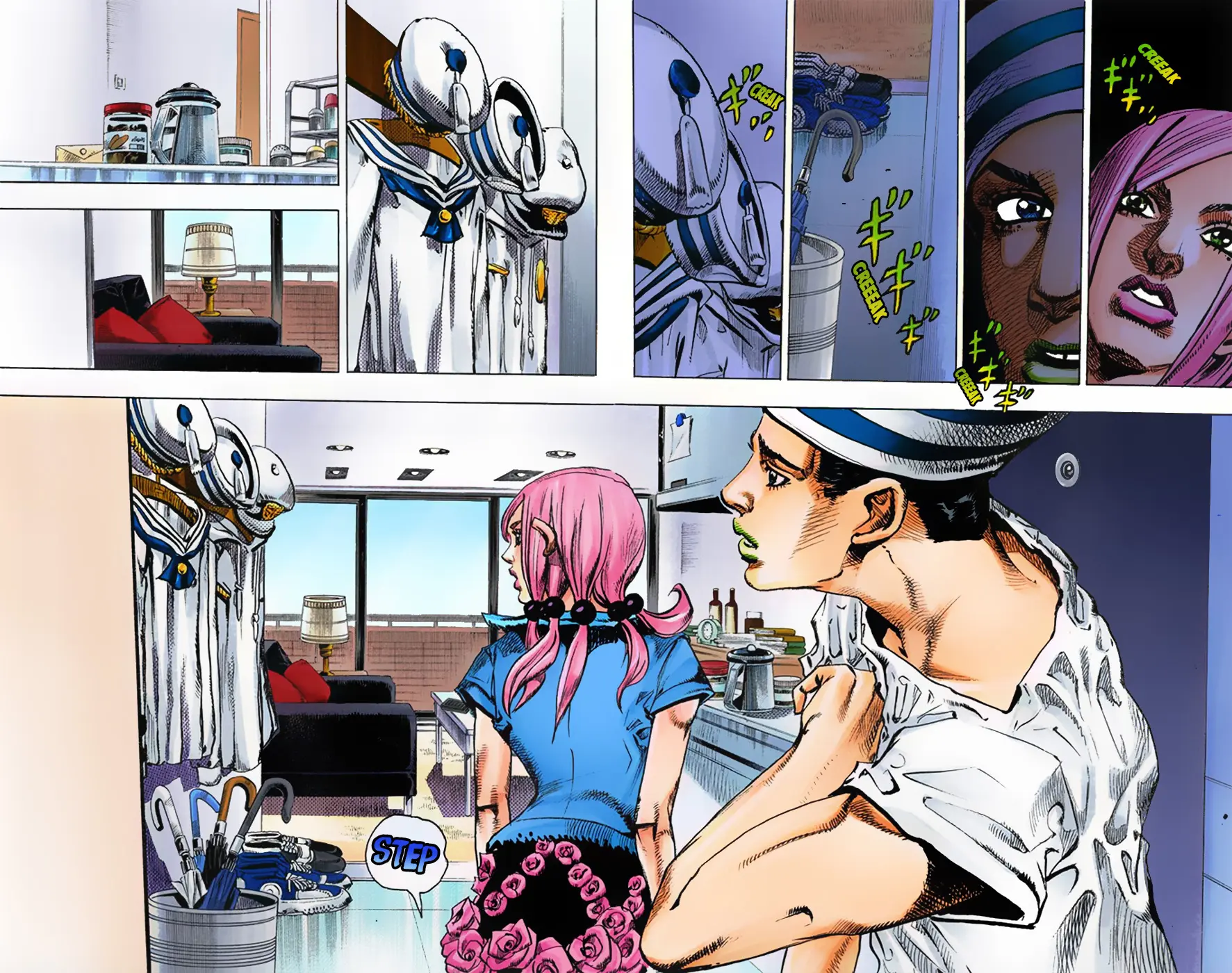 JoJo's Bizarre Adventure, Part 8: JoJolion Colored Manga — Chapter 2 — Page 42