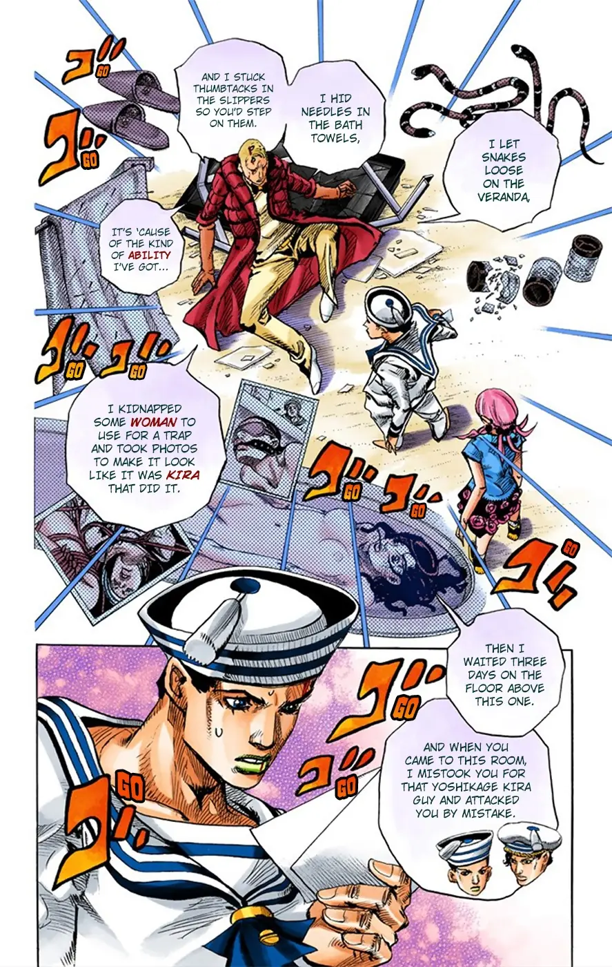 JoJo's Bizarre Adventure, Part 8: JoJolion Colored Manga — Chapter 6 — Page 22