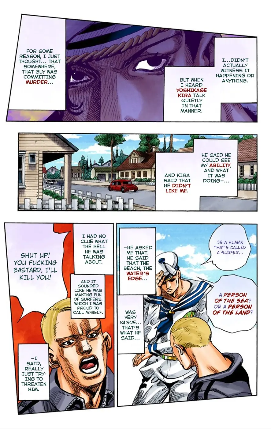 JoJo's Bizarre Adventure, Part 8: JoJolion Colored Manga — Chapter 6 — Page 29