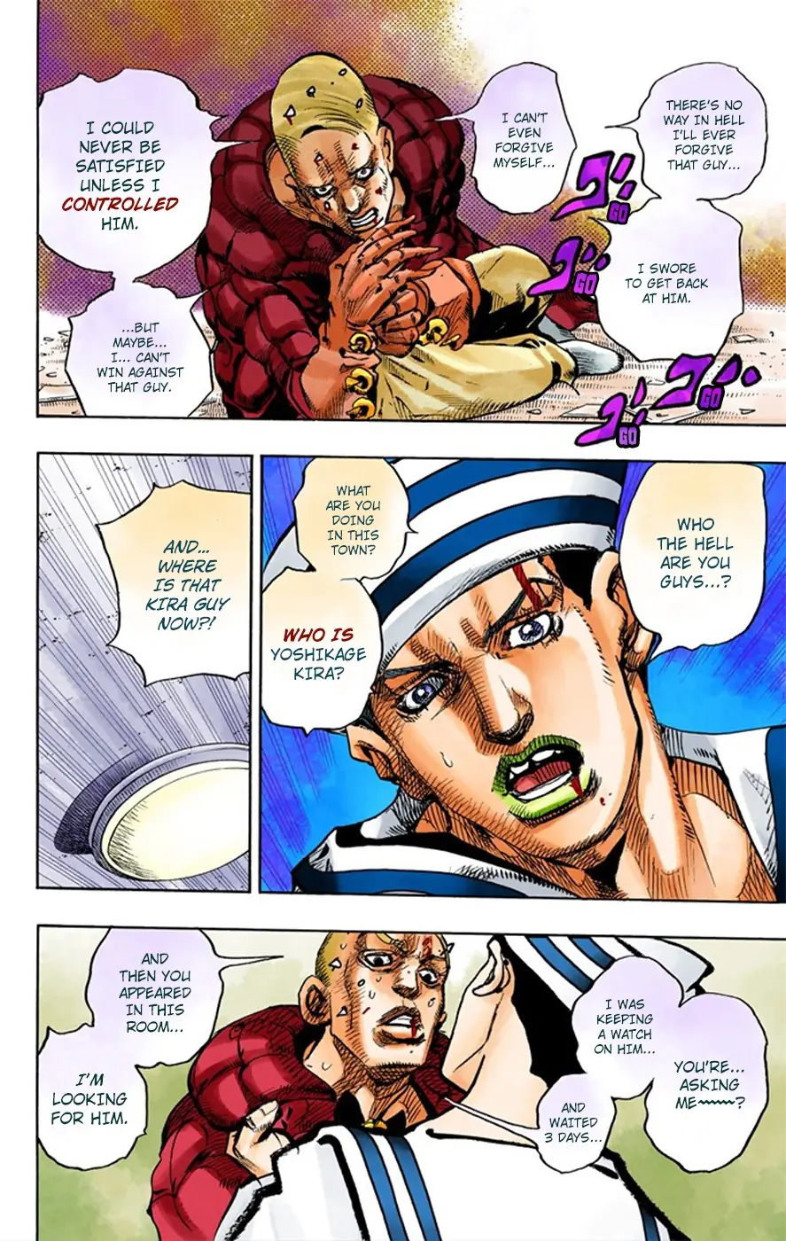 JoJo's Bizarre Adventure, Part 8: JoJolion Colored Manga — Chapter 6 — Page 34