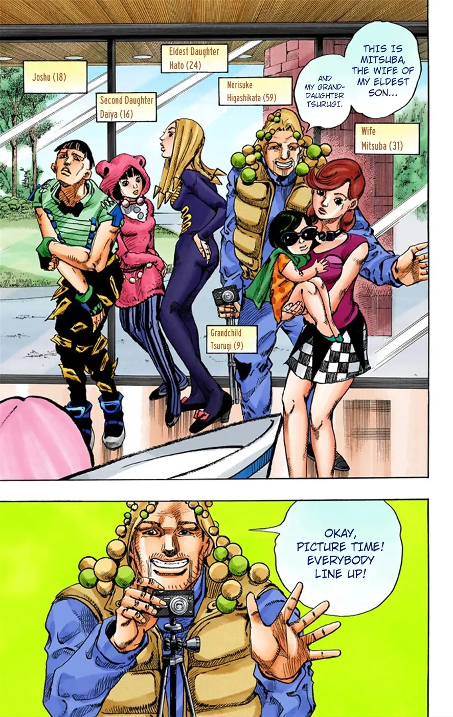 JoJo's Bizarre Adventure, Part 8: JoJolion Colored Manga — Chapter 7 — Page 16