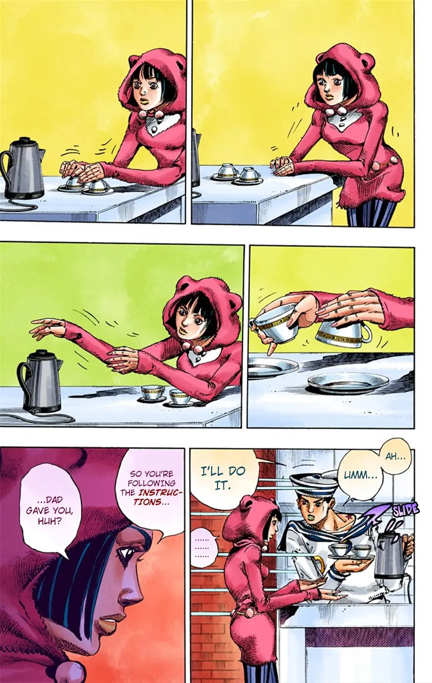 JoJo's Bizarre Adventure, Part 8: JoJolion Colored Manga — Chapter 7 — Page 37