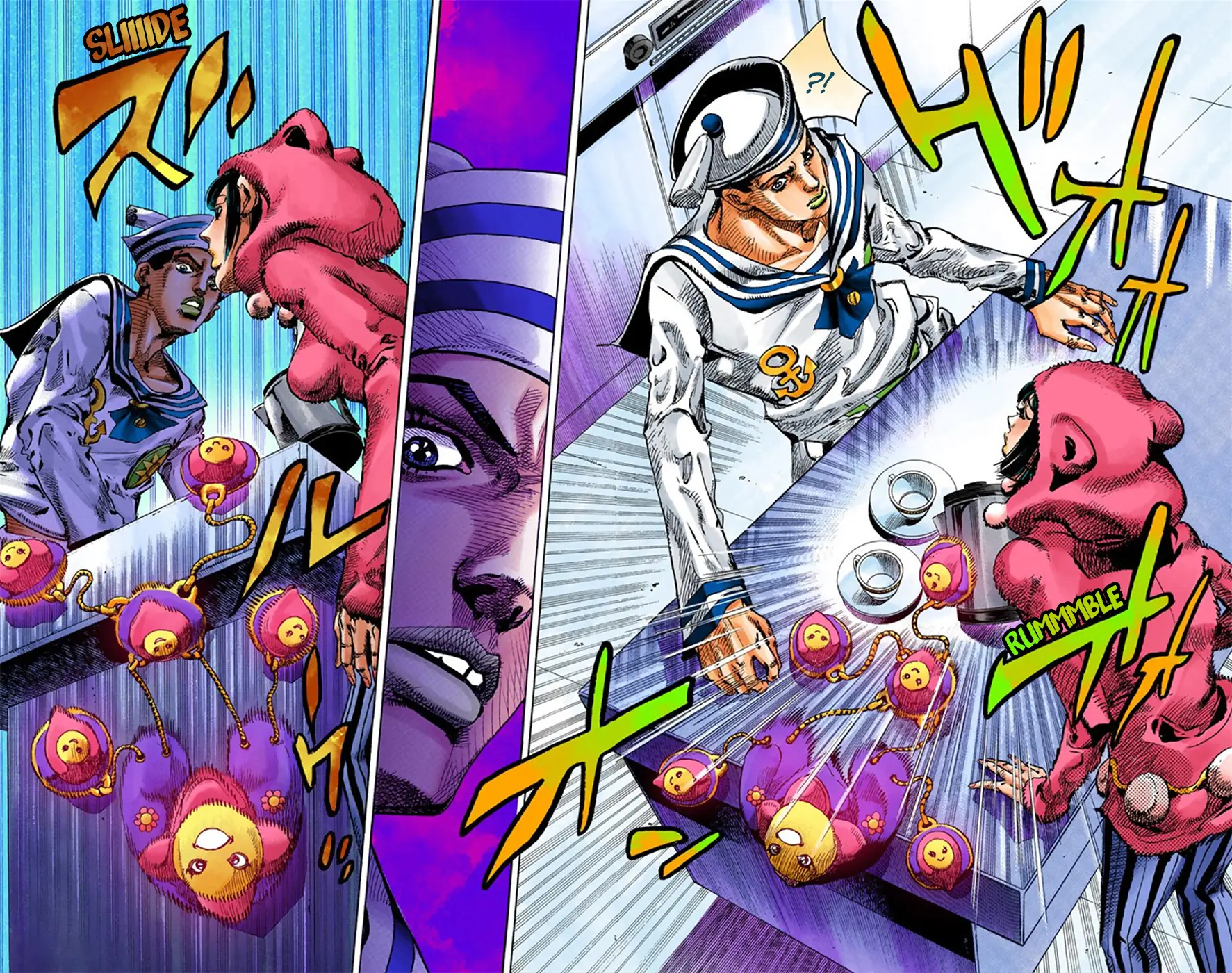 JoJo's Bizarre Adventure, Part 8: JoJolion Colored Manga — Chapter 7 — Page 42