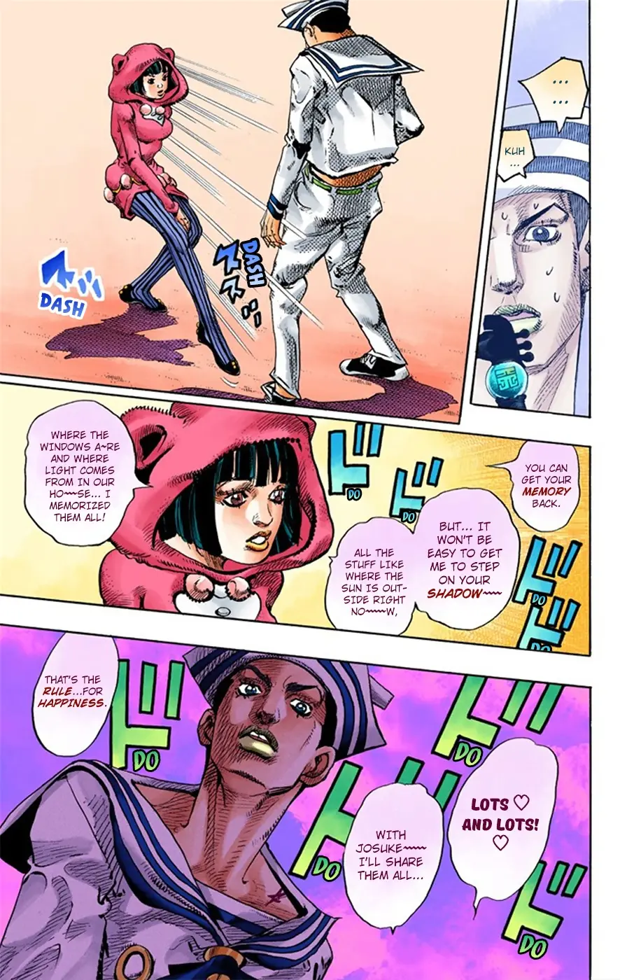 JoJo's Bizarre Adventure, Part 8: JoJolion Colored Manga — Chapter 8 — Page 27