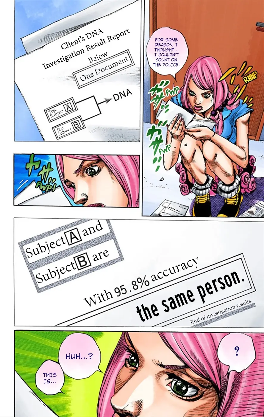 JoJo's Bizarre Adventure, Part 8: JoJolion Colored Manga — Chapter 8 — Page 33