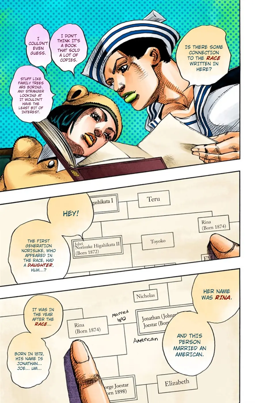 JoJo's Bizarre Adventure, Part 8: JoJolion Colored Manga — Chapter 11 — Page 21