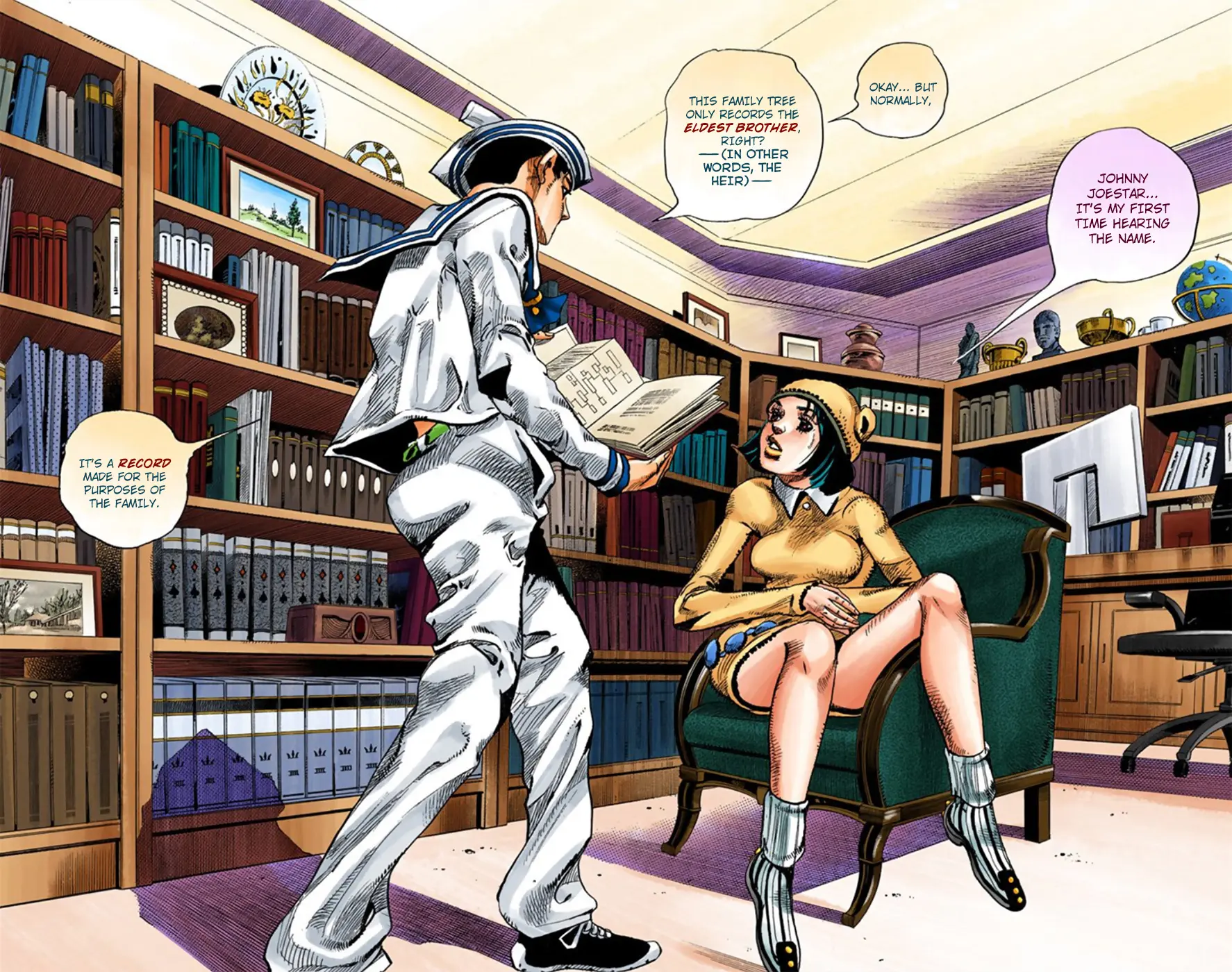 JoJo's Bizarre Adventure, Part 8: JoJolion Colored Manga — Chapter 11 — Page 23