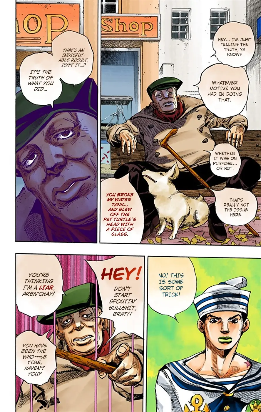 JoJo's Bizarre Adventure, Part 8: JoJolion Colored Manga — Chapter 19 — Page 11