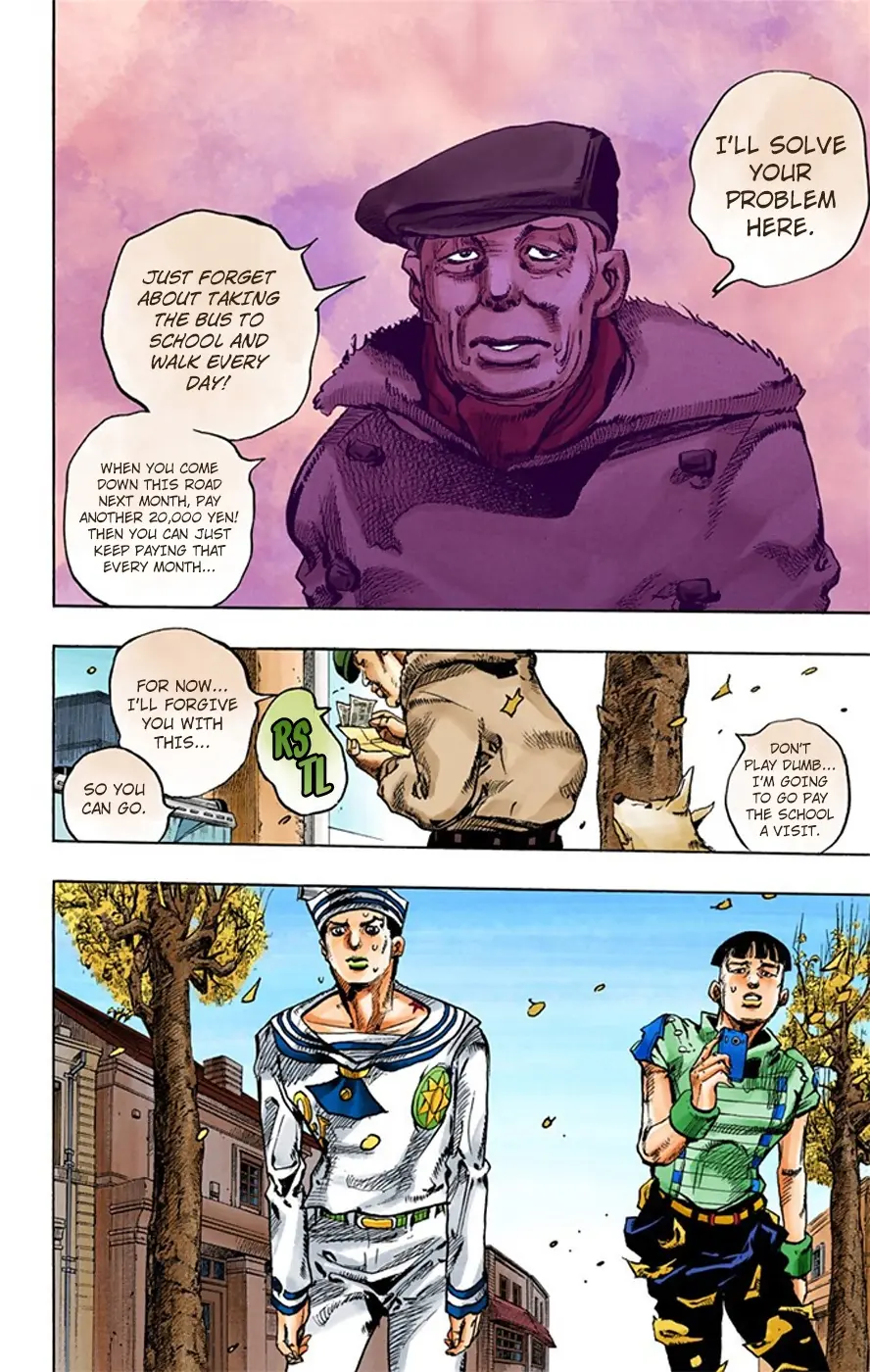 JoJo's Bizarre Adventure, Part 8: JoJolion Colored Manga — Chapter 19 — Page 17