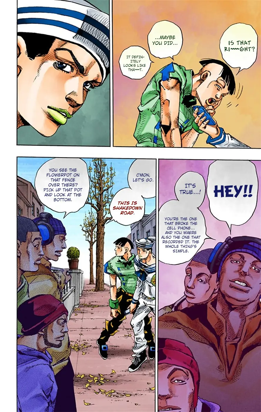 JoJo's Bizarre Adventure, Part 8: JoJolion Colored Manga — Chapter 19 — Page 32