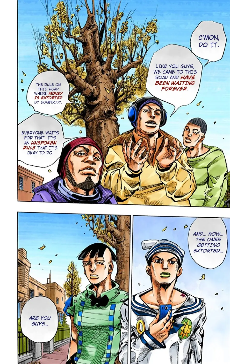 JoJo's Bizarre Adventure, Part 8: JoJolion Colored Manga — Chapter 19 — Page 34