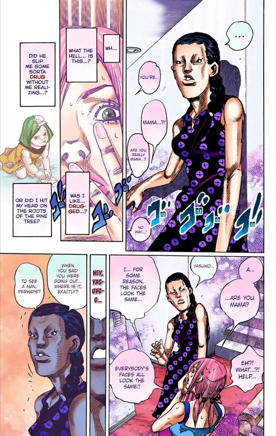 JoJo's Bizarre Adventure, Part 8: JoJolion Colored Manga — Chapter 24 — Page 34