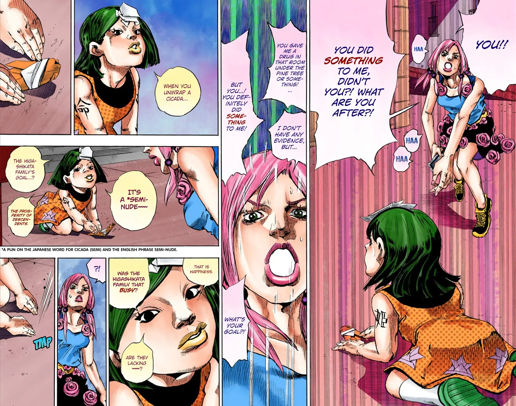 JoJo's Bizarre Adventure, Part 8: JoJolion Colored Manga — Chapter 24 — Page 42