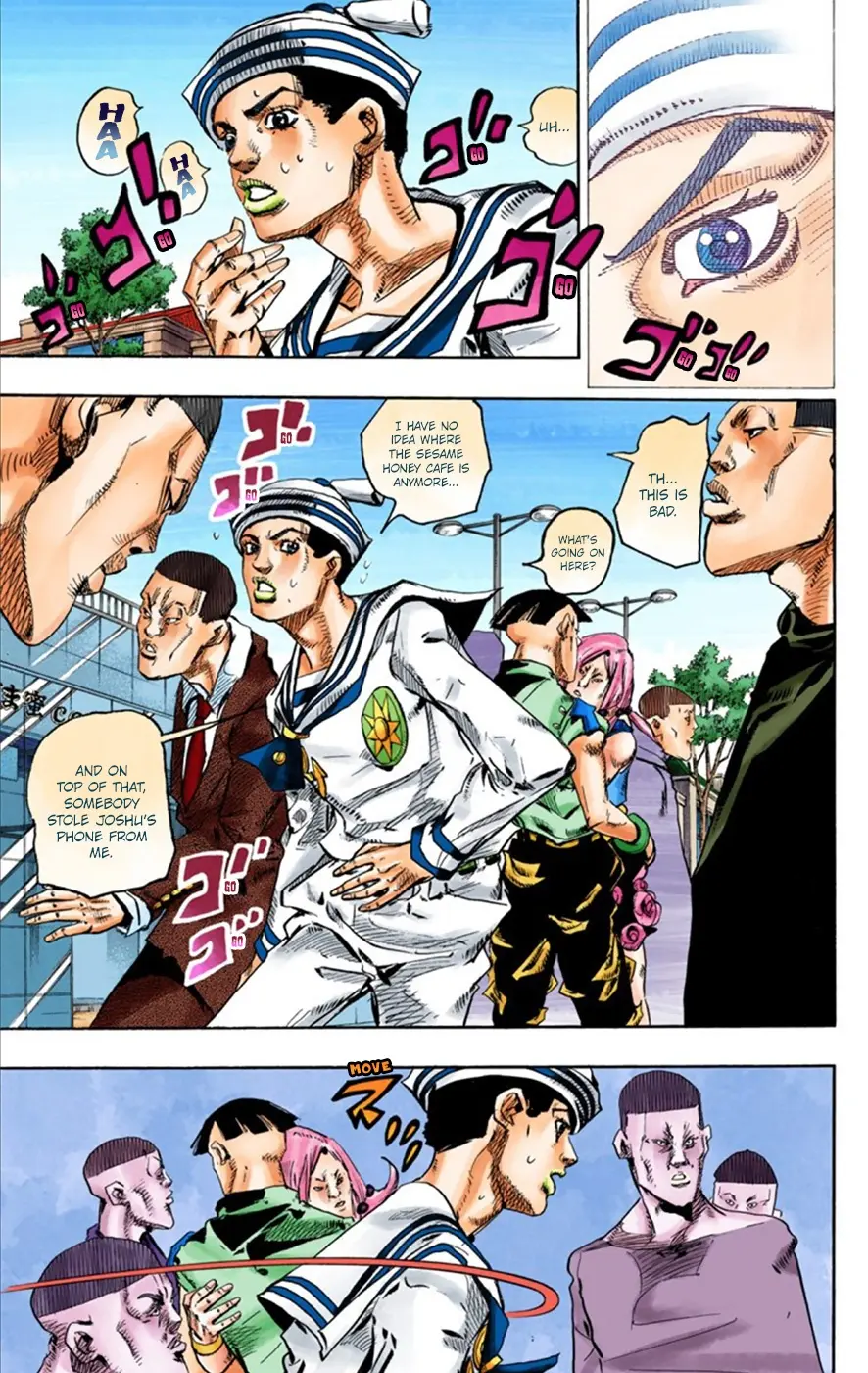 JoJo's Bizarre Adventure, Part 8: JoJolion Colored Manga — Chapter 25 — Page 23