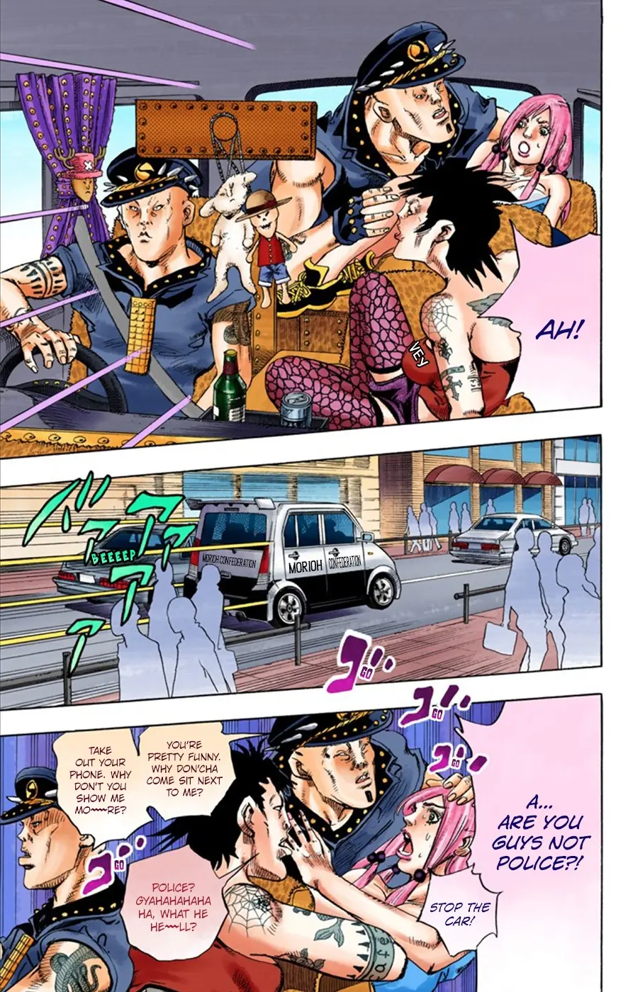 JoJo's Bizarre Adventure, Part 8: JoJolion Colored Manga — Chapter 25 — Page 35