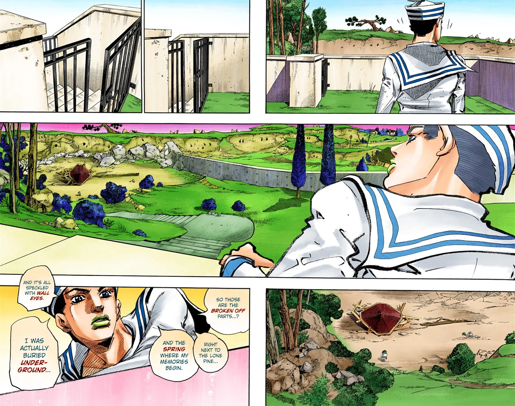 JoJo's Bizarre Adventure, Part 8: JoJolion Colored Manga — Chapter 27 — Page 17