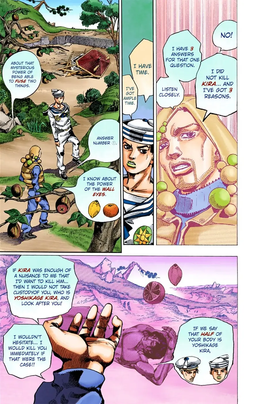 JoJo's Bizarre Adventure, Part 8: JoJolion Colored Manga — Chapter 27 — Page 26