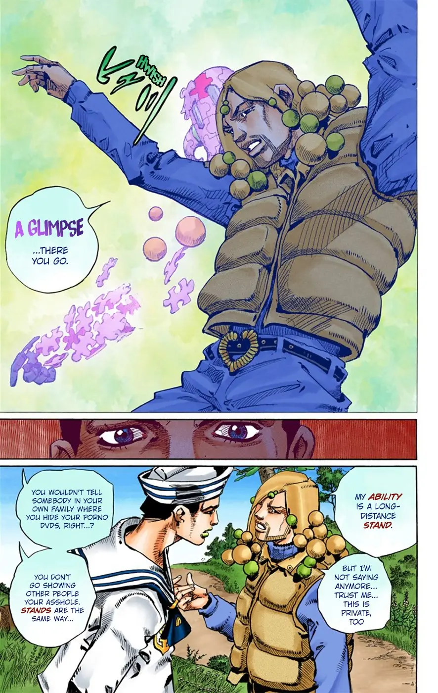 JoJo's Bizarre Adventure, Part 8: JoJolion Colored Manga — Chapter 27 — Page 36