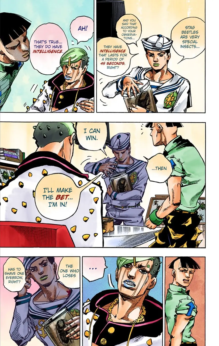 JoJo's Bizarre Adventure, Part 8: JoJolion Colored Manga — Chapter 35 — Page 13