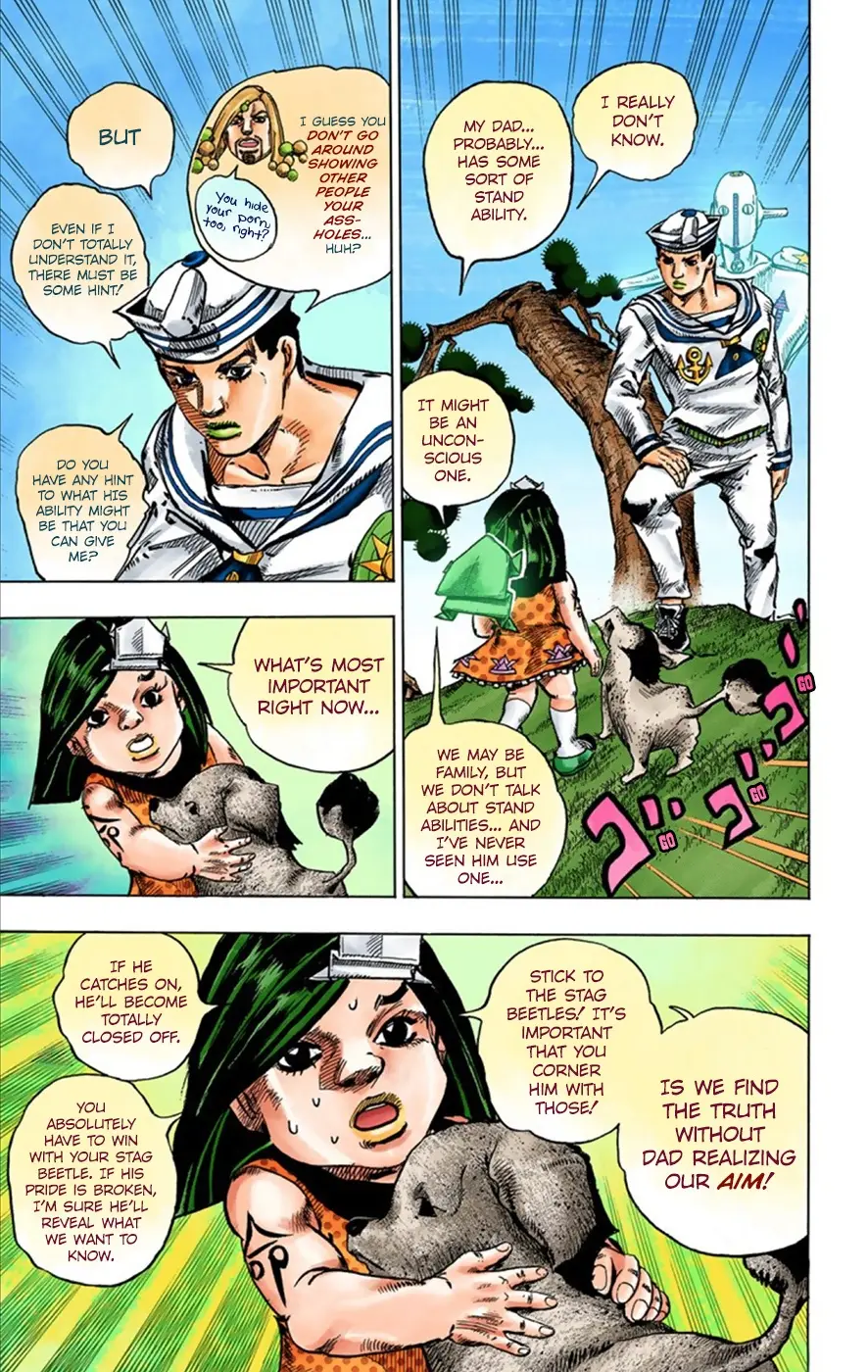 JoJo's Bizarre Adventure, Part 8: JoJolion Colored Manga — Chapter 35 — Page 17