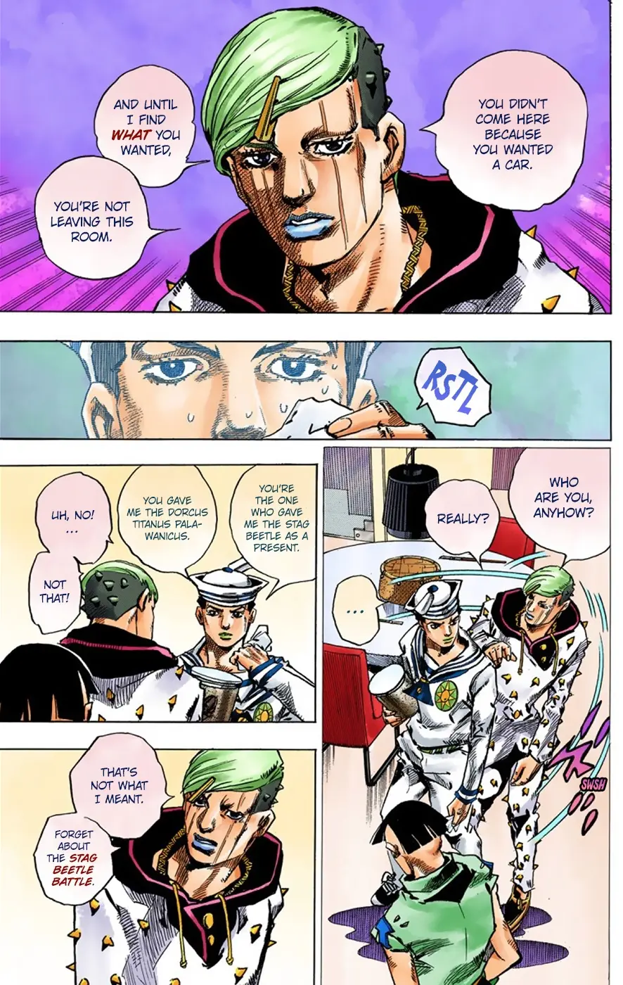 JoJo's Bizarre Adventure, Part 8: JoJolion Colored Manga — Chapter 38 — Page 13