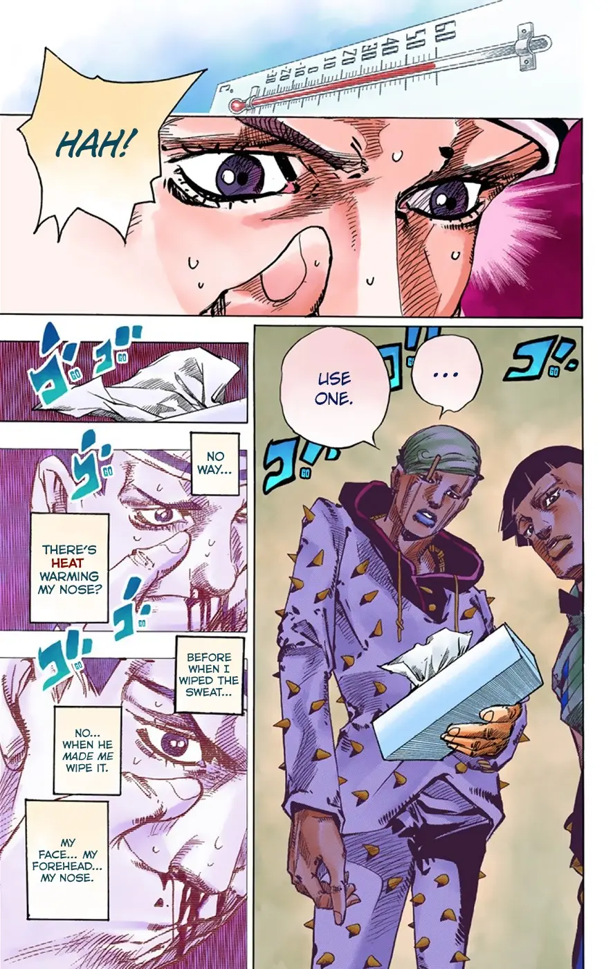 JoJo's Bizarre Adventure, Part 8: JoJolion Colored Manga — Chapter 38 — Page 17
