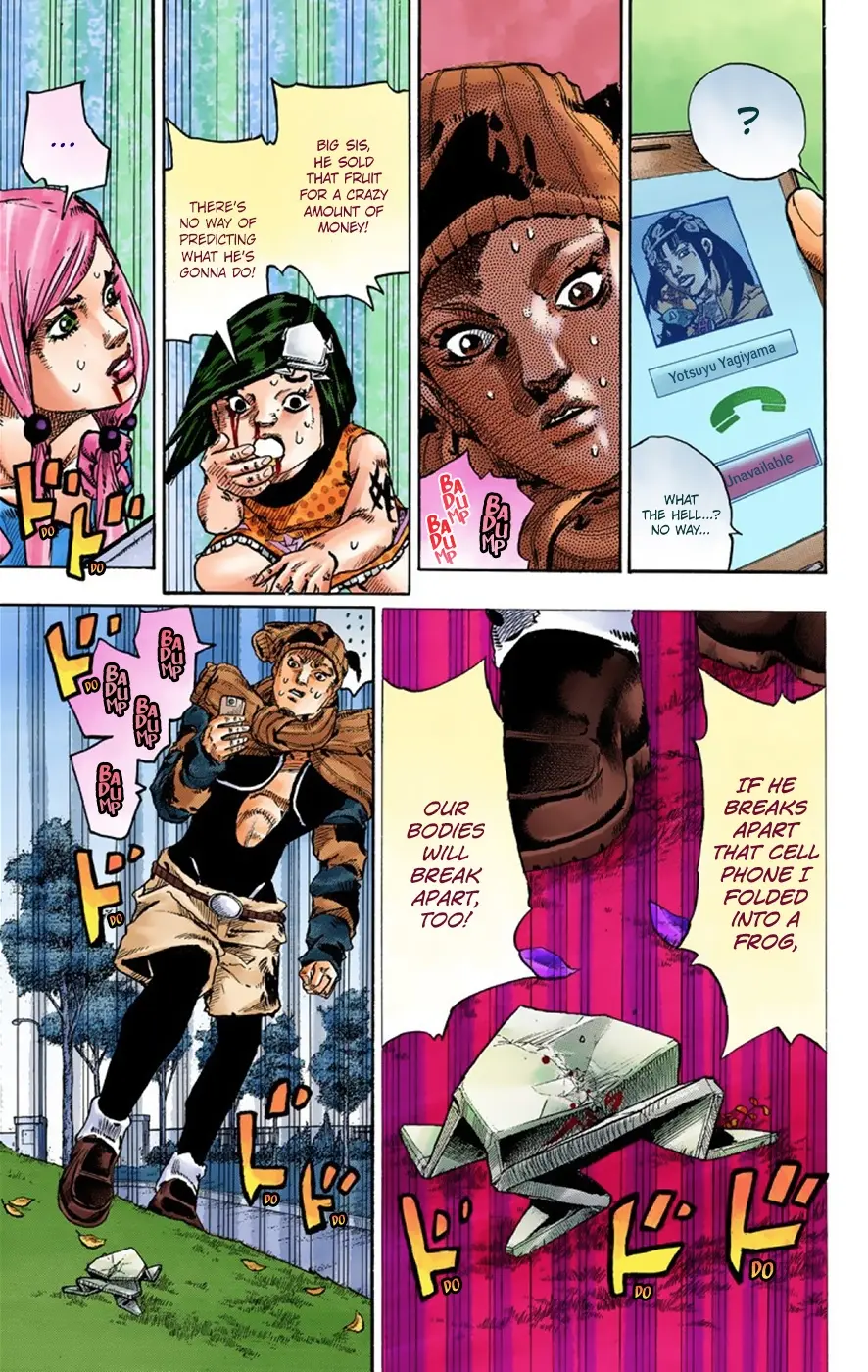 JoJo's Bizarre Adventure, Part 8: JoJolion Colored Manga — Chapter 40 — Page 9