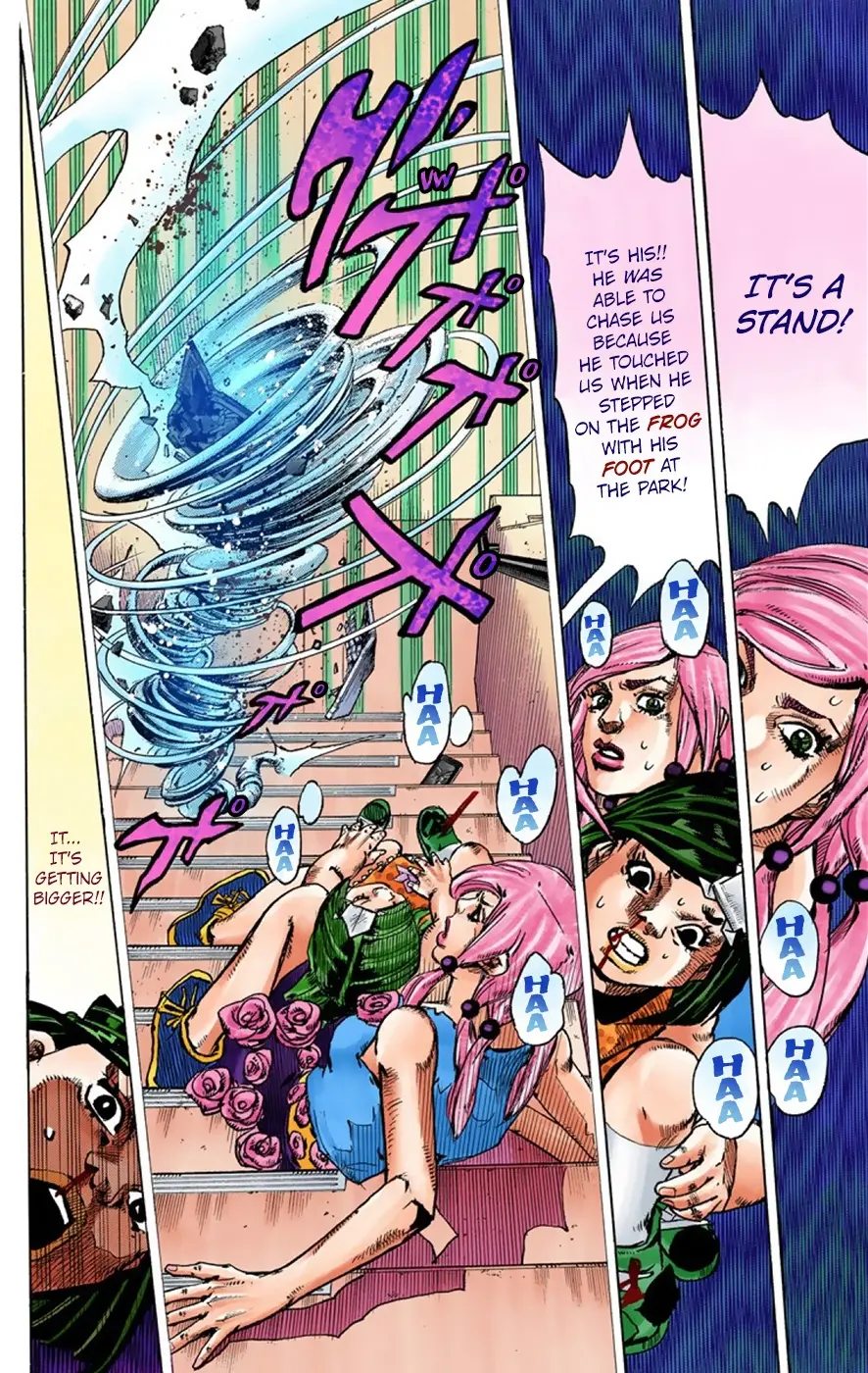 JoJo's Bizarre Adventure, Part 8: JoJolion Colored Manga — Chapter 40 — Page 35