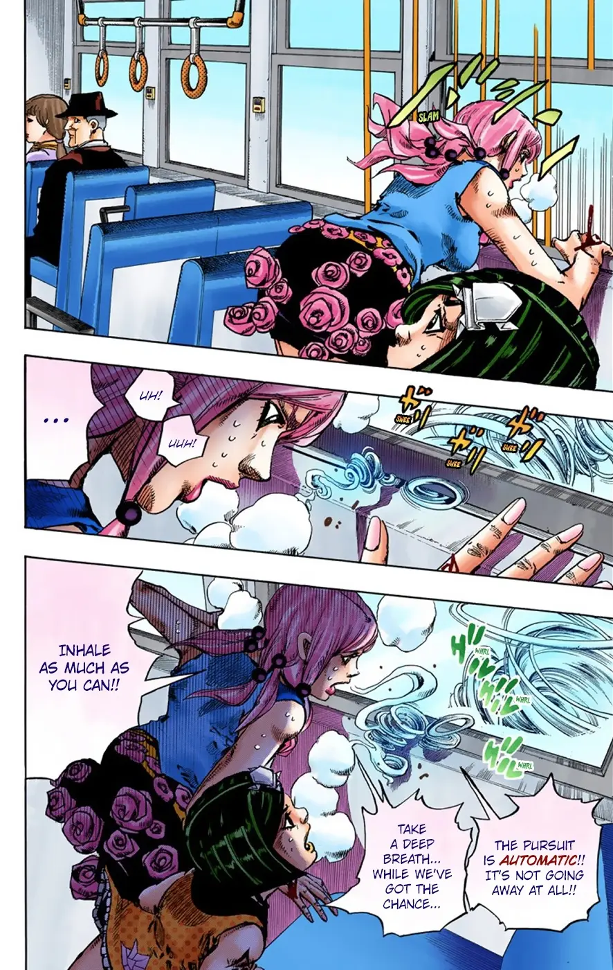 JoJo's Bizarre Adventure, Part 8: JoJolion Colored Manga — Chapter 42 — Page 12