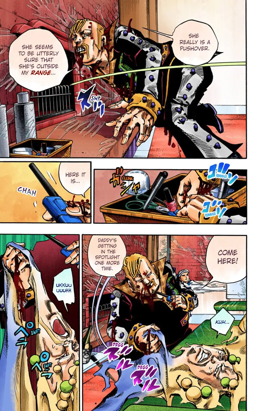 JoJo's Bizarre Adventure, Part 8: JoJolion Colored Manga — Chapter 55 — Page 13