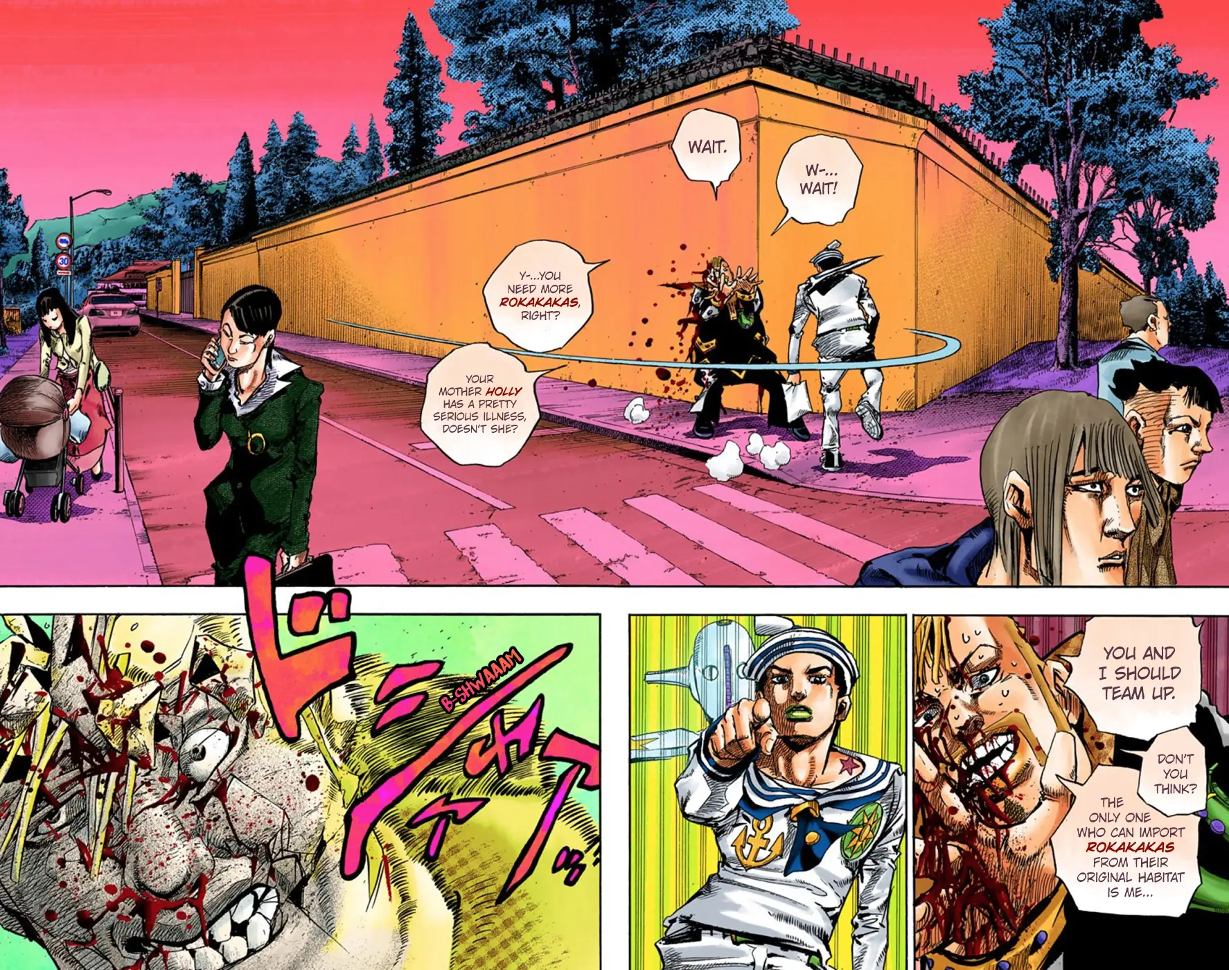 JoJo's Bizarre Adventure, Part 8: JoJolion Colored Manga — Chapter 55 — Page 24
