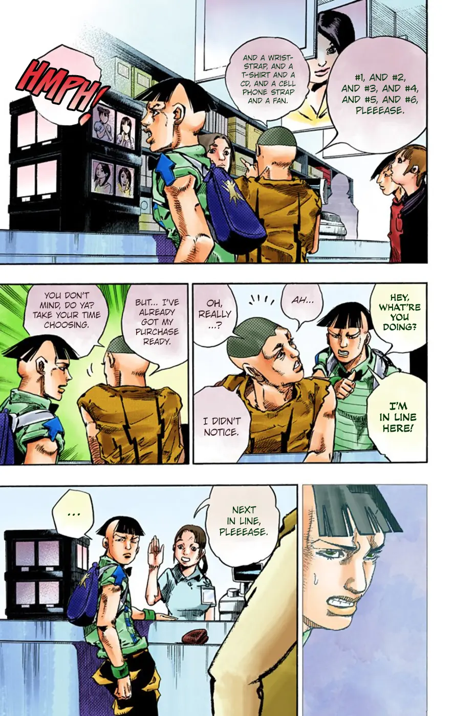 JoJo's Bizarre Adventure, Part 8: JoJolion Colored Manga — Chapter 56 — Page 7
