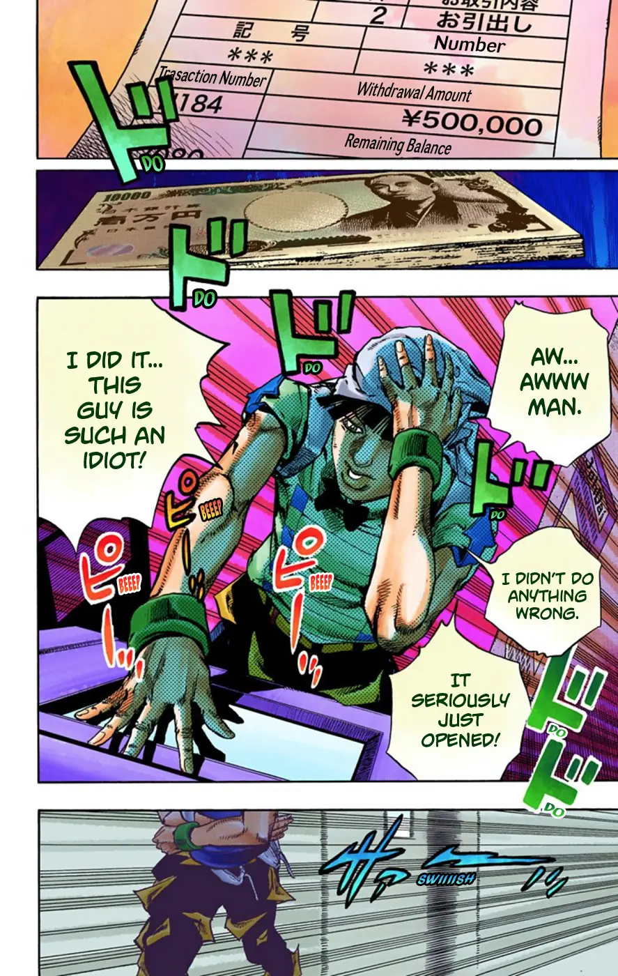 JoJo's Bizarre Adventure, Part 8: JoJolion Colored Manga — Chapter 56 — Page 14