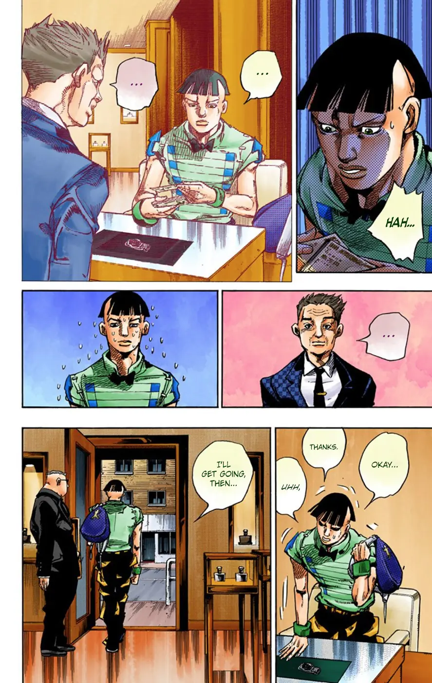 JoJo's Bizarre Adventure, Part 8: JoJolion Colored Manga — Chapter 56 — Page 18