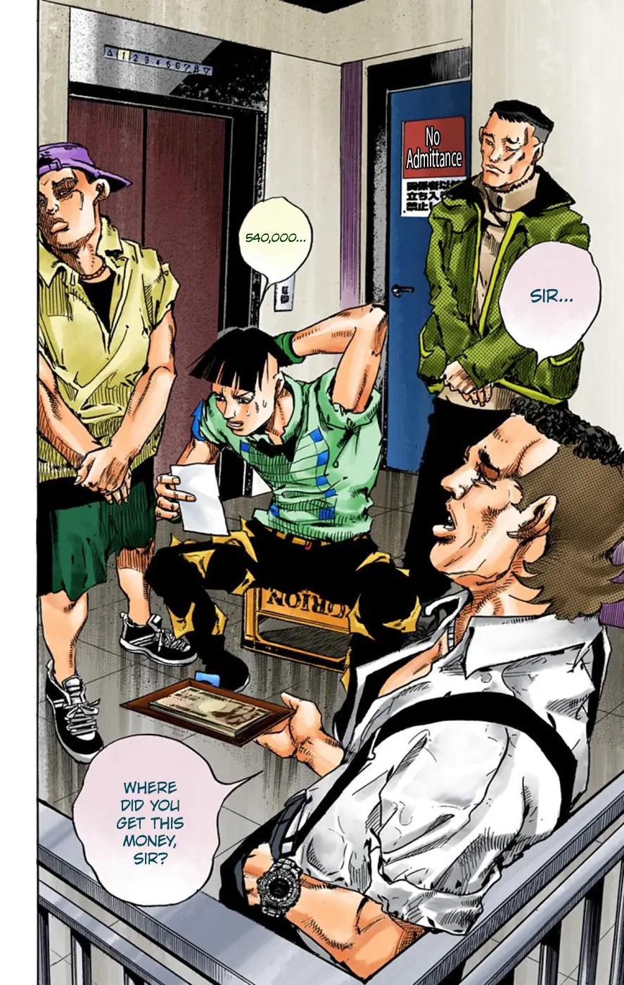 JoJo's Bizarre Adventure, Part 8: JoJolion Colored Manga — Chapter 56 — Page 28