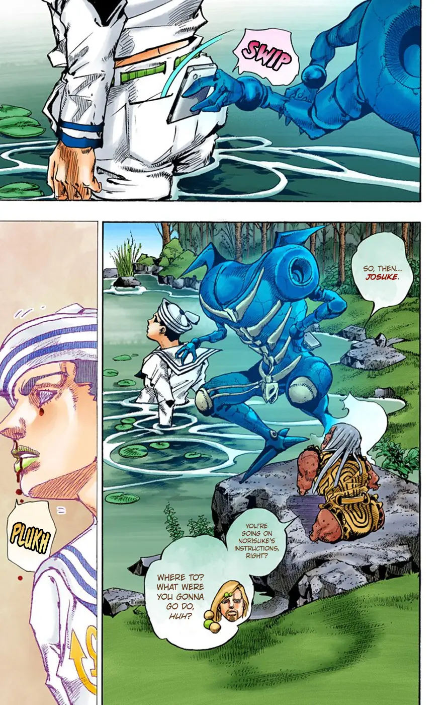 JoJo's Bizarre Adventure, Part 8: JoJolion Colored Manga — Chapter 63 — Page 34