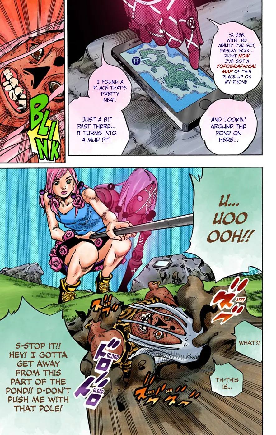JoJo's Bizarre Adventure, Part 8: JoJolion Colored Manga — Chapter 63 — Page 42