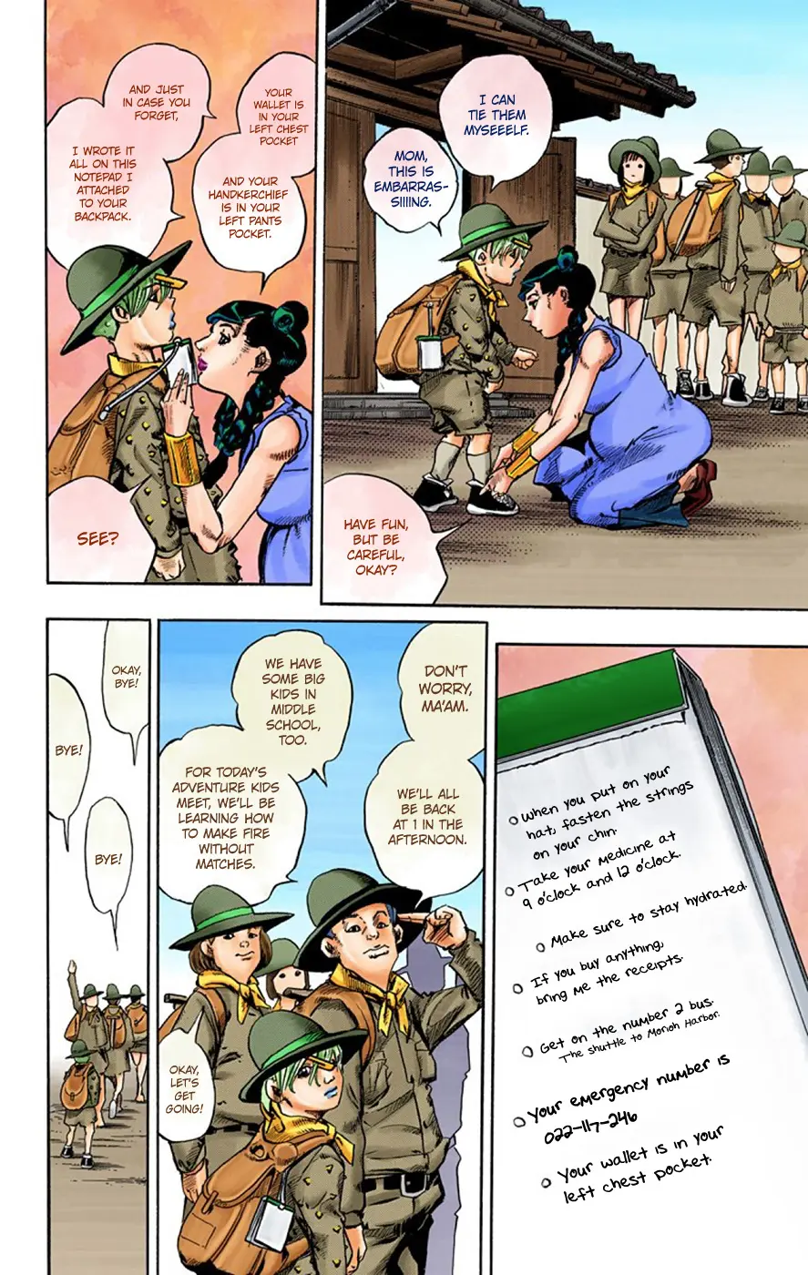 JoJo's Bizarre Adventure, Part 8: JoJolion Colored Manga — Chapter 64 — Page 6