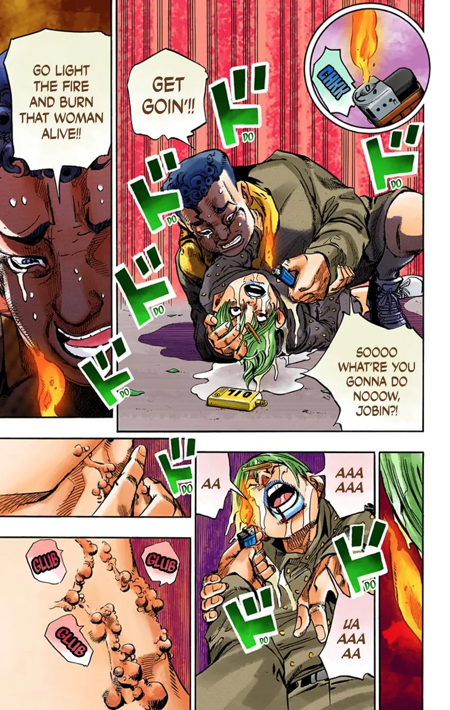 JoJo's Bizarre Adventure, Part 8: JoJolion Colored Manga — Chapter 64 — Page 17