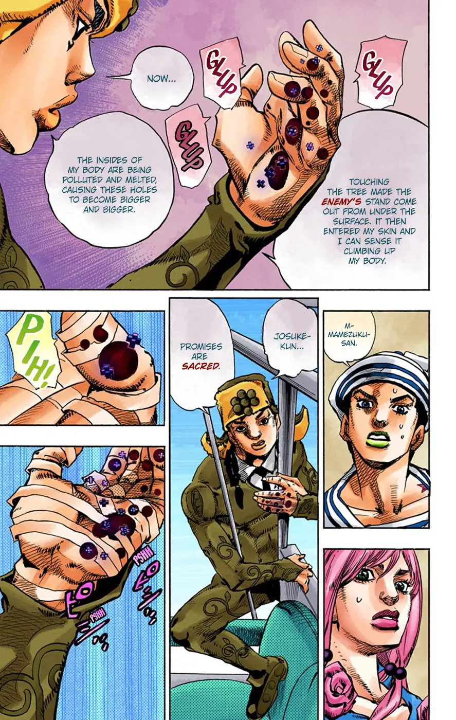 JoJo's Bizarre Adventure, Part 8: JoJolion Colored Manga — Chapter 66 — Page 34