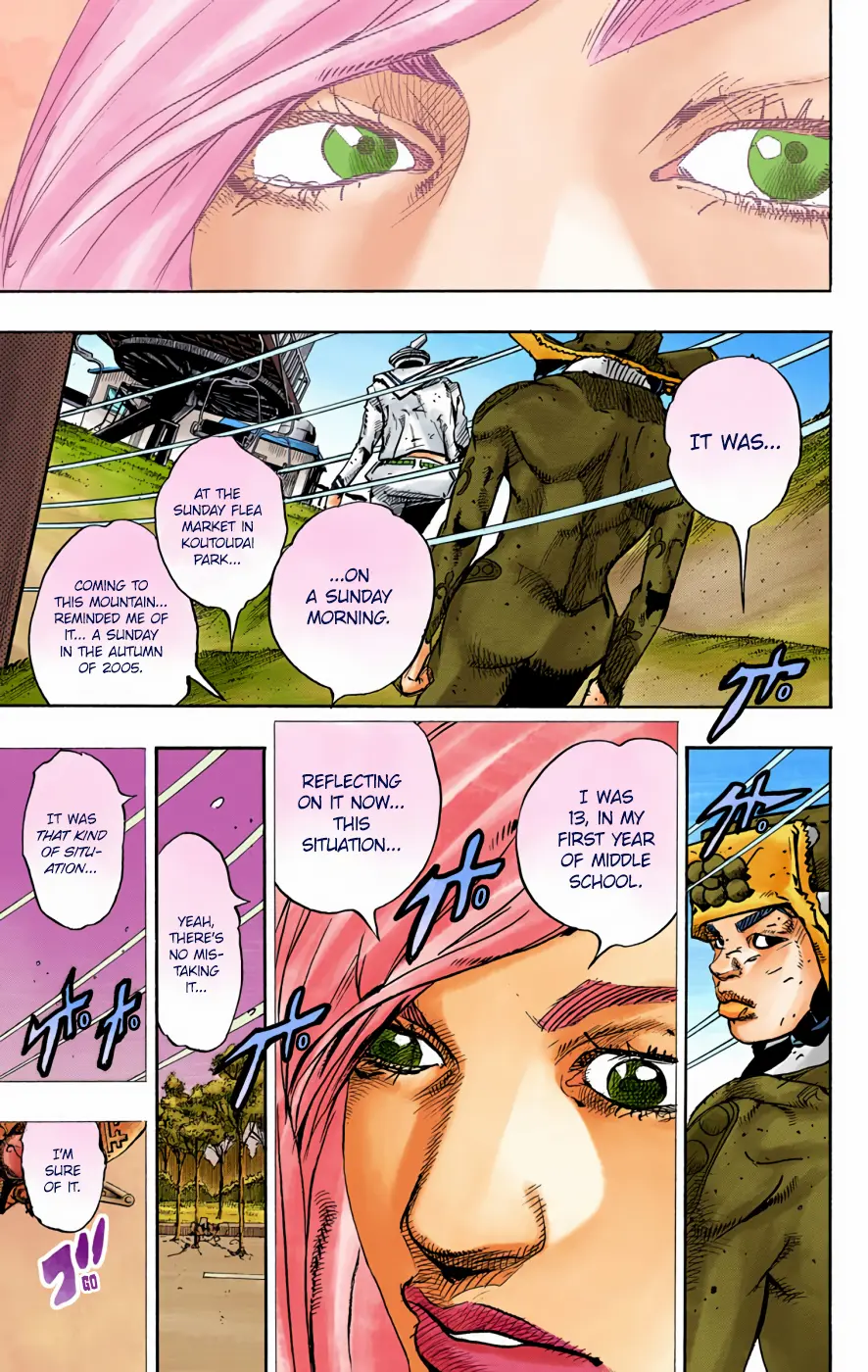 JoJo's Bizarre Adventure, Part 8: JoJolion Colored Manga — Chapter 71 — Page 9