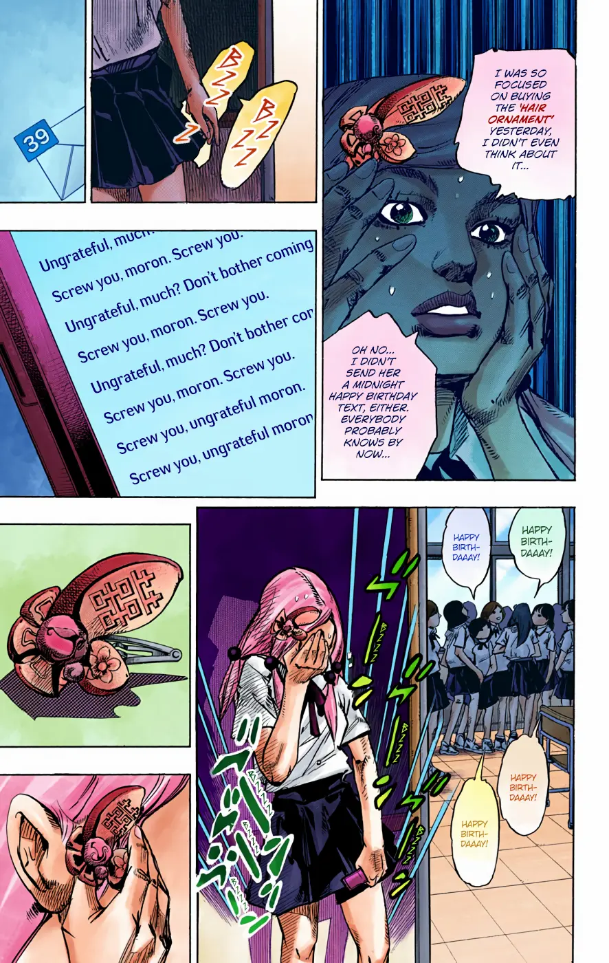 JoJo's Bizarre Adventure, Part 8: JoJolion Colored Manga — Chapter 71 — Page 15