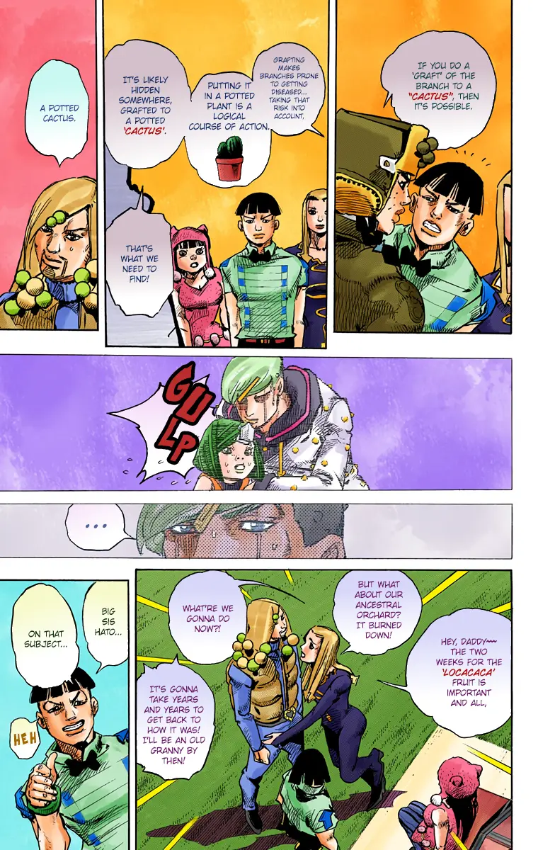 JoJo's Bizarre Adventure, Part 8: JoJolion Colored Manga — Chapter 77 — Page 9