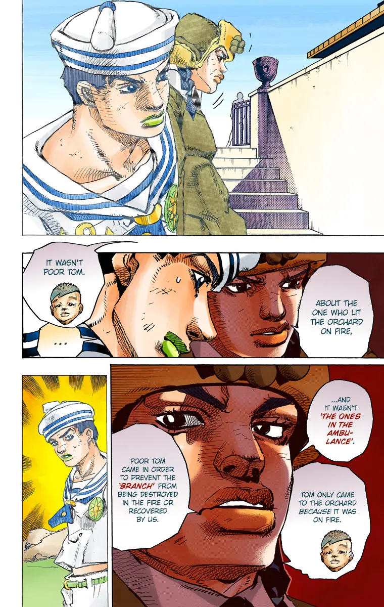 JoJo's Bizarre Adventure, Part 8: JoJolion Colored Manga — Chapter 77 — Page 12